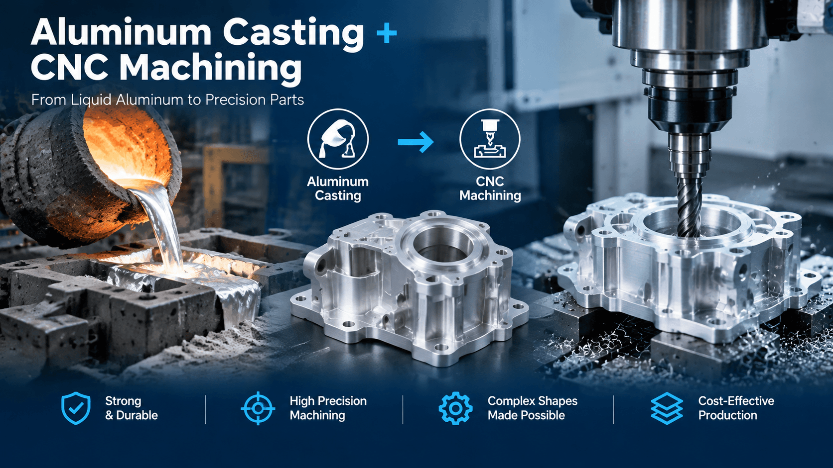 Aluminum Casting + CNC Machining